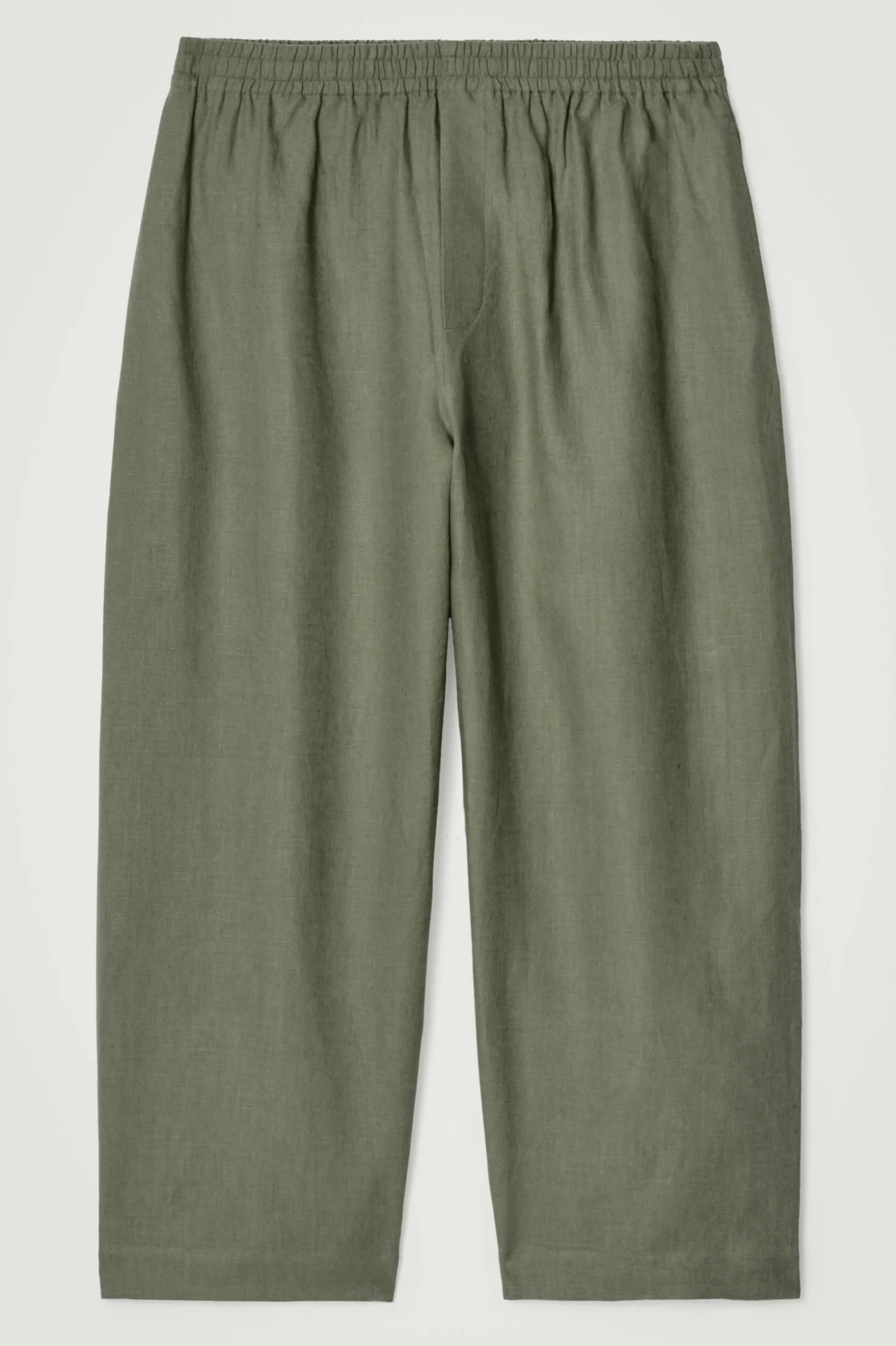 PANTALÓN ANCHO DE LINO CON CINTURA ELÁSTICA*COS Clearance