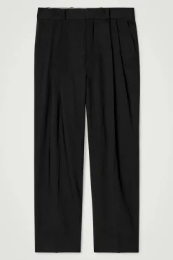 PANTALÓN ANCHO EN MEZCLA DE LINO*COS Best