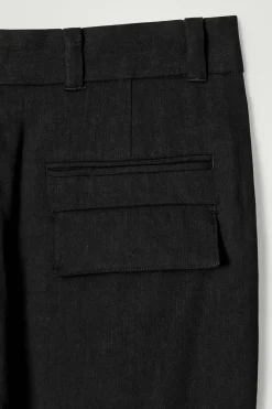 PANTALÓN ANCHO EN MEZCLA DE LINO*COS Best
