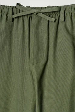 PANTALÓN BARREL FIT CON AJUSTE DE CORDÓN*COS Hot