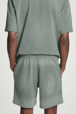 PANTALÓN CORTO DE ALGODÓN EFECTO LAVADO*COS Clearance