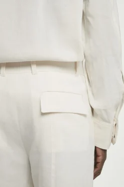 PANTALÓN CORTO DE TRAJE EN MEZCLA DE LINO*COS New