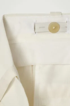 PANTALÓN CORTO DE TRAJE EN MEZCLA DE LINO*COS New