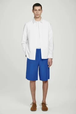 PANTALÓN CORTO ELÁSTICO DE ALGODÓN*COS Sale