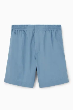 PANTALÓN CORTO ELÁSTICO DE ALGODÓN*COS Clearance