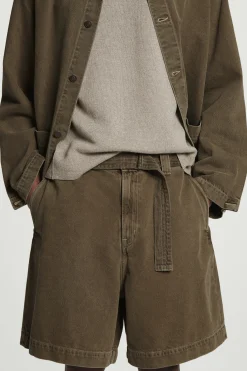 PANTALÓN CORTO VAQUERO CON CINTURÓN*COS Sale