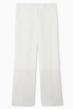 PANTALÓN DE PERNERA ANCHA CON PANELES DE SATÉN*COS Online