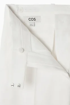 PANTALÓN DE PERNERA ANCHA CON PANELES DE SATÉN*COS Online