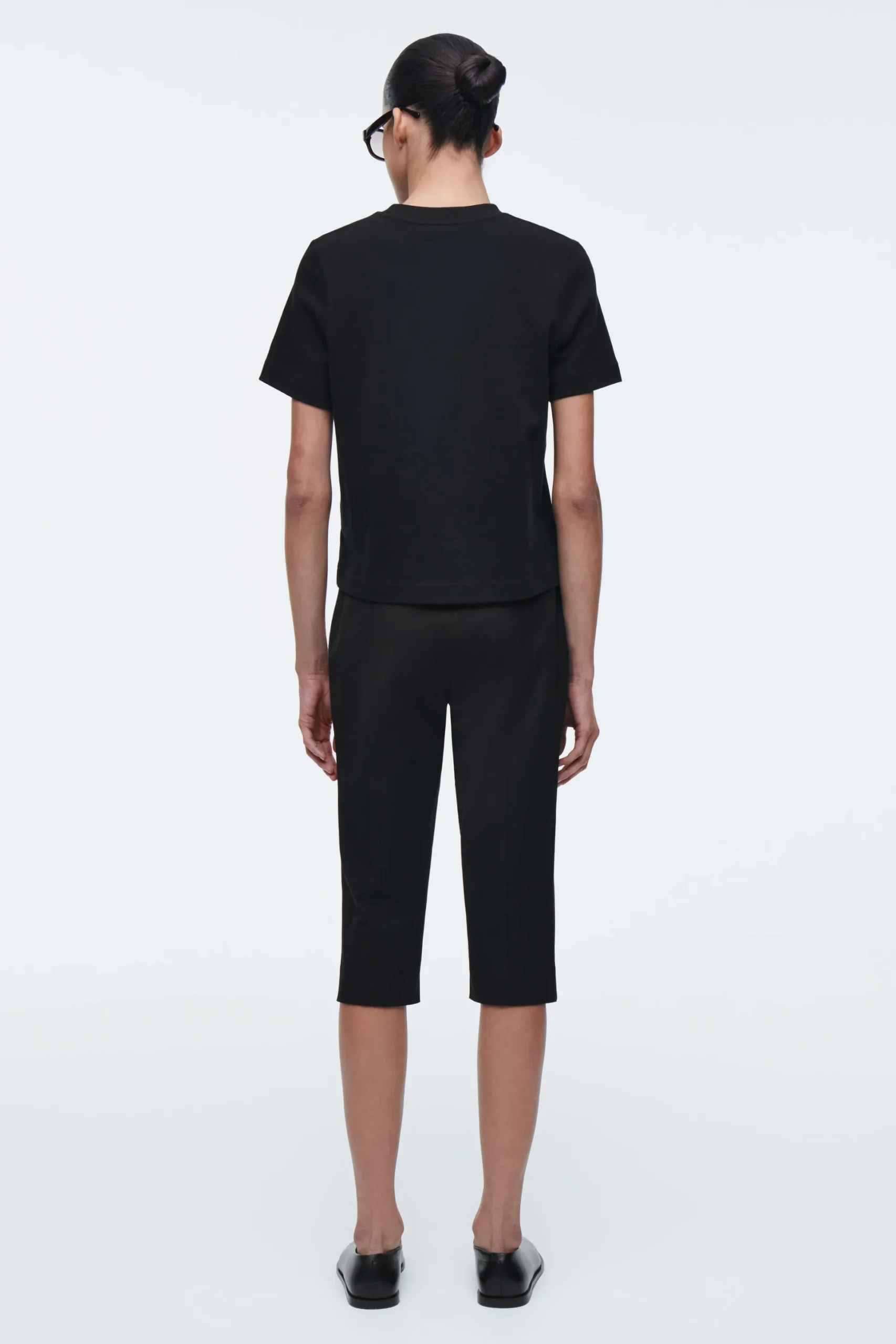 PANTALONES CAPRI DE MEZCLA DE ALGODÓN*COS Hot