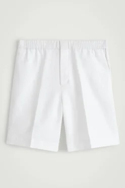 PANTALONES CORTOS DE LINO ELÁSTICO*COS Clearance