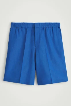 PANTALONES CORTOS DE LINO ELÁSTICO*COS Sale