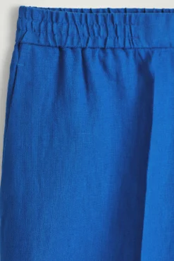 PANTALONES CORTOS DE LINO ELÁSTICO*COS Sale