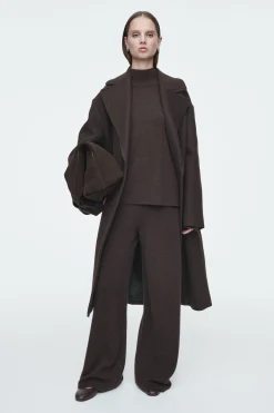 PANTALONES DE PERNERA ANCHA DE CASHMERE PURO*COS Outlet