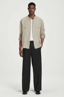 PANTALONES RECTOS DE LINO ELÁSTI*COS Online
