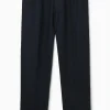 PANTALONES RECTOS DE LINO ELÁSTI*COS Clearance