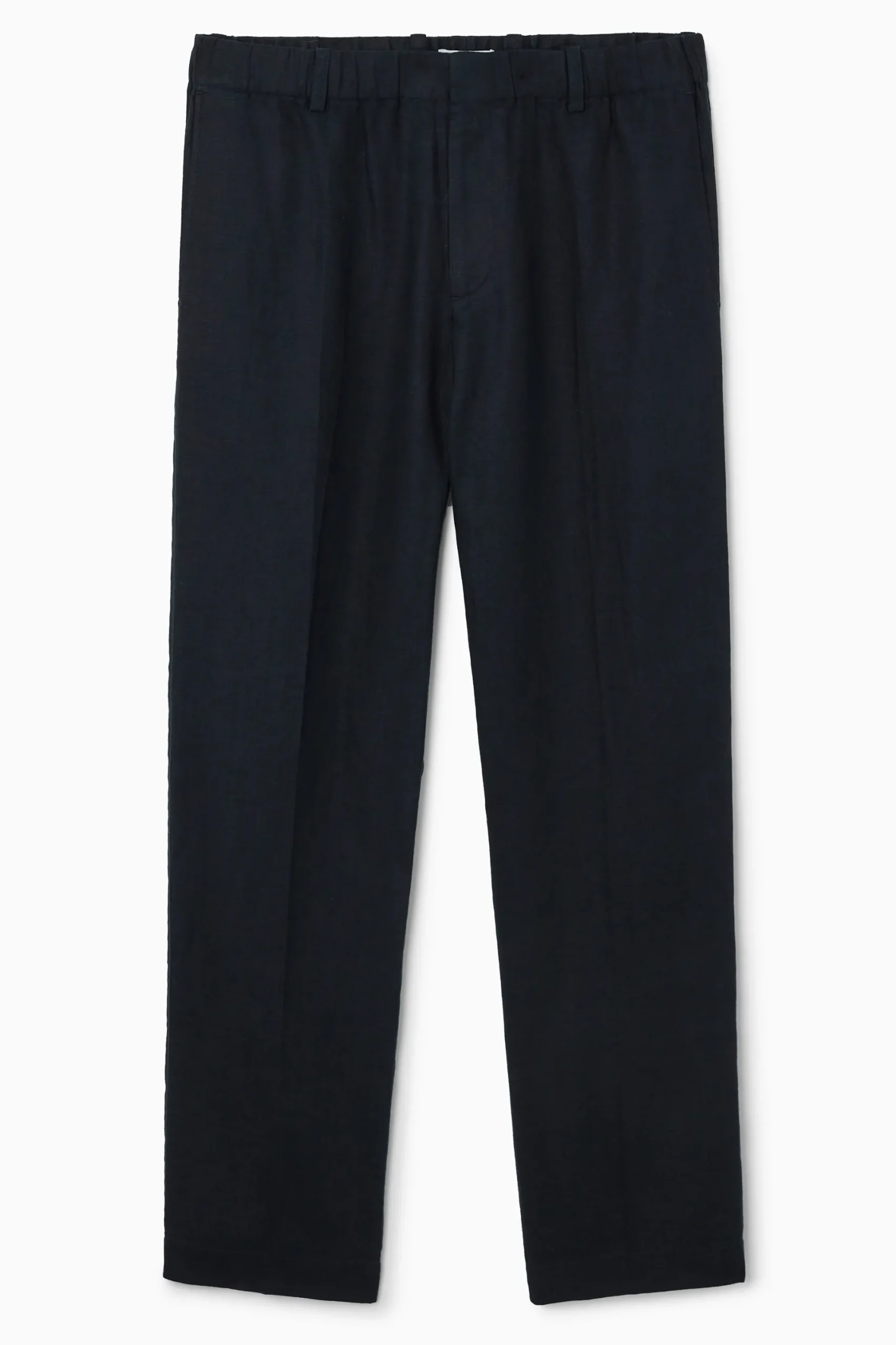 PANTALONES RECTOS DE LINO ELÁSTI*COS Clearance