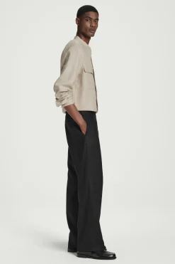 PANTALONES RECTOS DE LINO ELÁSTI*COS Online