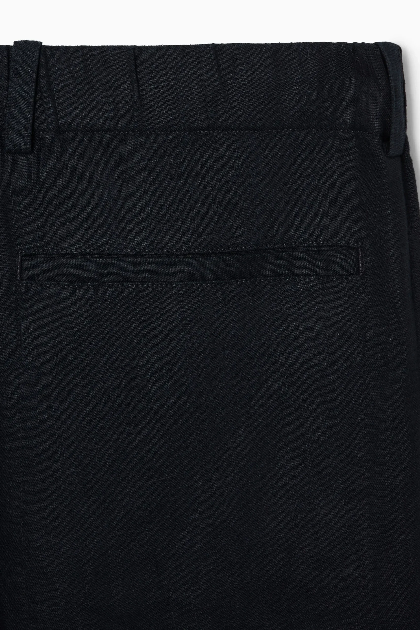 PANTALONES RECTOS DE LINO ELÁSTI*COS Clearance
