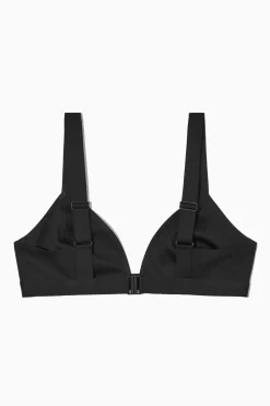 PLUNGE TRIANGLE BIKINI TOP*COS Discount