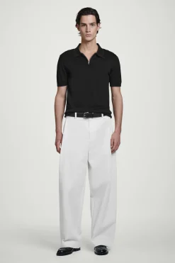 POLO CON CREMALLERA EN PUNTO DE SEDA*COS Hot