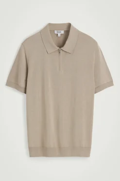 POLO CON CREMALLERA EN PUNTO DE SEDA*COS Best