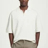 POLO DE ALGODÓN MERCERIZADO CON CUELLO ABIERTO*COS Outlet