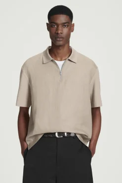 POLO DE LINO CON MEDIA CREMALLERA*COS Fashion