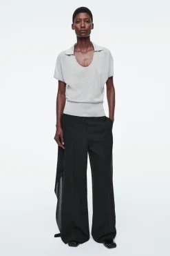 POLO DE PUNTO CON CUELLO REDONDO*COS Online