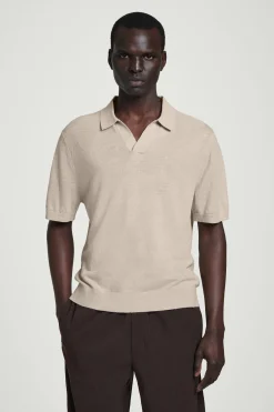 POLO DE PUNTO DE LINO*COS Clearance
