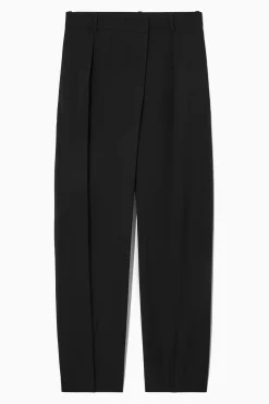 REGULAR CROSSOVERWAIST STRAIGHTLEG TROUSERS*COS Online