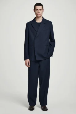 RELAXED LINEN STRAIGHTLEG TROUSERS*COS Clearance
