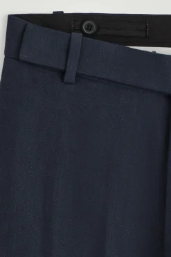 RELAXED LINEN STRAIGHTLEG TROUSERS*COS Clearance