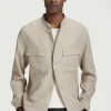 SOBRECAMISA DE LINO CON CUELLO MAO*COS Discount