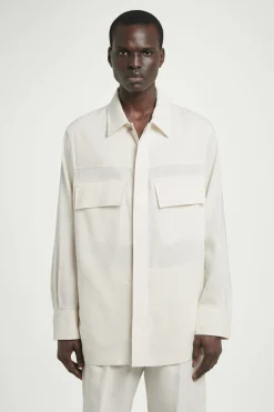 SOBRECAMISA UTILITY EN MEZCLA DE LINO*COS Fashion