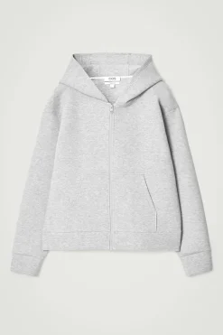SUDADERA CAPUCHA NEOPRENO OVERSIZE CON CREMALLERA*COS Hot