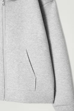 SUDADERA CAPUCHA NEOPRENO OVERSIZE CON CREMALLERA*COS Hot