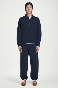 SUDADERA CON CUELLO DE POLO RELAXED FIT*COS Fashion