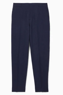 TAPERED TEXTUREDSEERSUCKER TROUSERS*COS Hot