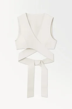 THE LEATHER WRAP TANK TOP*COS Online