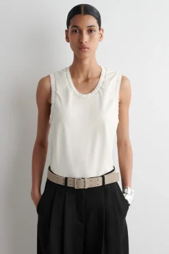 TOP DE ALGODÓN CON FRUNCIDOS*COS Outlet