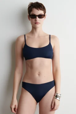 TOP DE BIKINI CON CUELLO REDONDO*COS Clearance