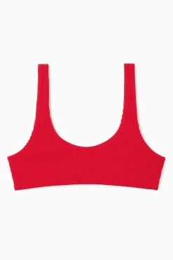 TOP DE BIKINI DE CANALÉ CON CUELLO REDONDO*COS New