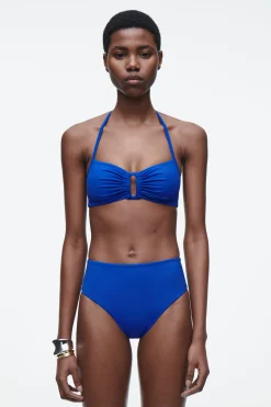 TOP DE BIKINI FRUNCIDO CON HEBILLA*COS Fashion