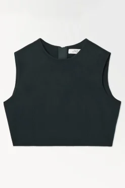 TOP DE LANA CON BORLAS DE PIEL*COS Discount