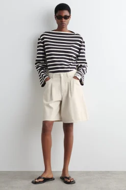 TOP DE RAYAS CON ESCOTE BARCO*COS Hot