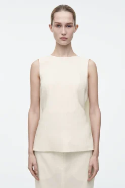 TOP DECONSTRUIDO CON ESPALDA DESCUBIERTA*COS Discount