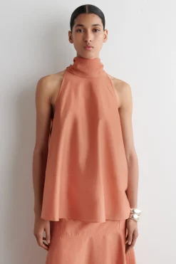 TOP FLUIDO CON CUELLO HALTER*COS Fashion