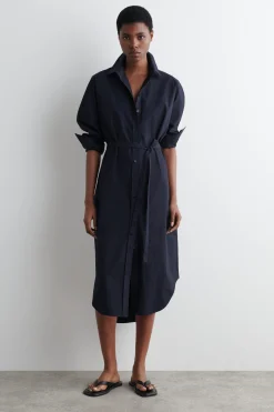 VESTIDO CAMISERO DE ALGODÓN HOLGADO*COS Discount