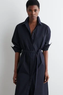 VESTIDO CAMISERO DE ALGODÓN HOLGADO*COS Discount
