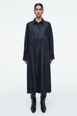 VESTIDO CAMISERO DENIM OVERSIZE*COS Hot